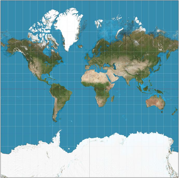 Web Mercator projection