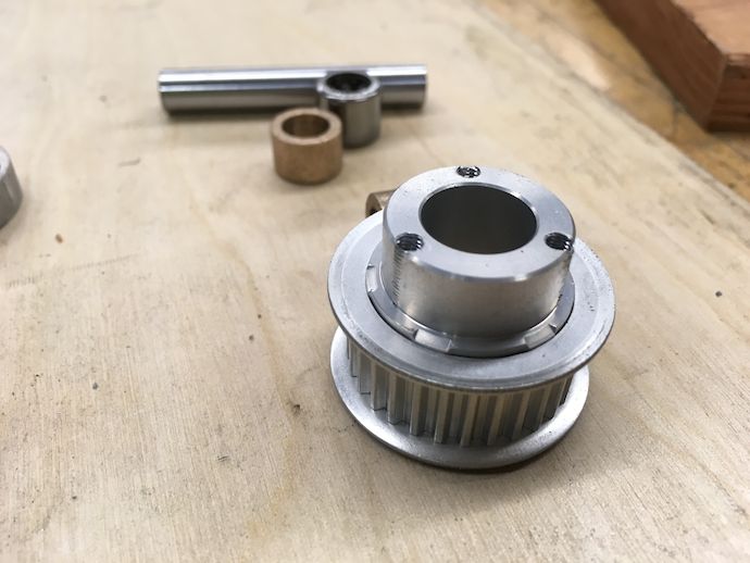 Liftlord traction pulley tapped