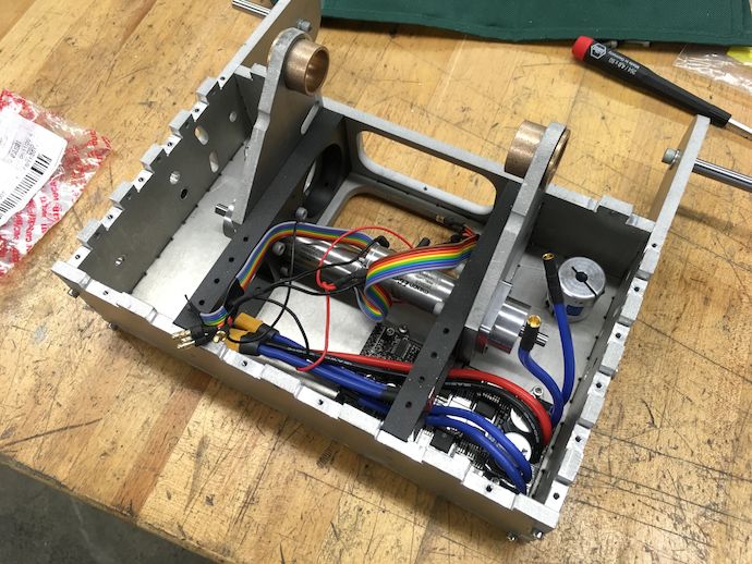 Liftlord traction motors mounted