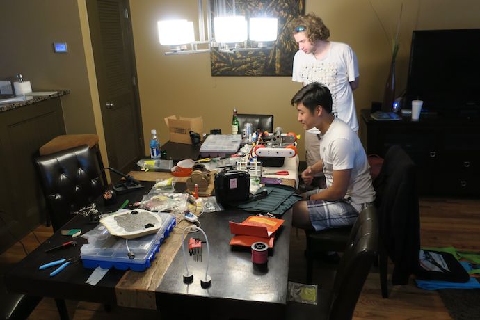 DC 2016 taking over dining table