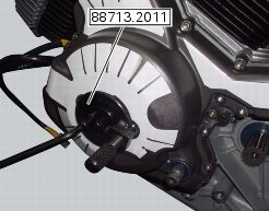 Scanned photo of welded Ducati tool from workshop manual