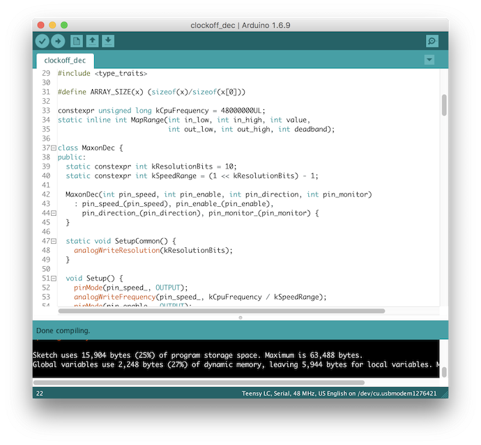 Liftlord Arduino code